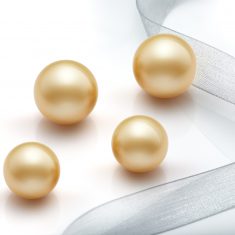 Parejas de perlas golden